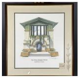 Dana-Thomas House Signed & Numbered Framed Print