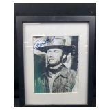 Clint Eastwood Signed Framed Photo