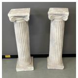 2 Decorative Column Pedestals
