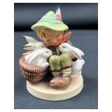 Goebel Hummel ï¿½Playmatesï¿½ Boy w/ Rabbits Figurine