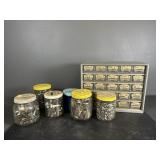 Small Parts Storage and Hardware Parts