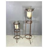 2 Unique Candle Holders