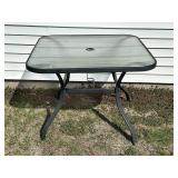 Glass Outdoor Table