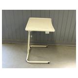 White Plastic Folding TV Tray