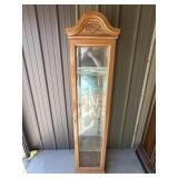 Glass pressboard Curio Cabinet