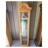 Glass pressboard Curio Cabinet