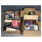 4 Large Boxes of Books