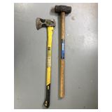 Life 3-1/2 LB axe and Jackson sledge hammer