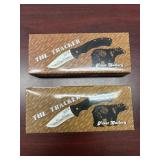 2 Frost Cutlery Tracker Folding Knife with Sheath