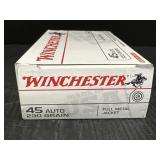 1 Winchester 45 Auto FMJ