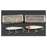 2 MirrOlure Fishing Lures w/ Boxes