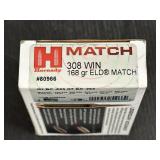 Hornady Match 308 Win ELD Match