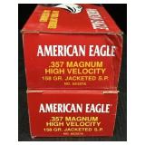 2 American Eagle .357 Magnum