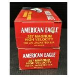 2 American Eagle .357 Magnum