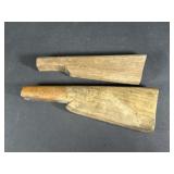 2 Handmade Wooden Stocks