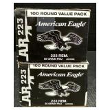 2 American Eagle 223 Remington FMJ