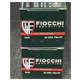 2 Fiocchi 223 Remington Ammunition