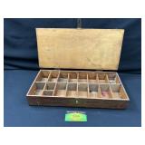 Antique Wooden Tackle Box