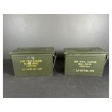 2 Metal Ammo Crates