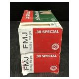 2 Lellier & Bellot .38 Special FMJ