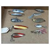 Vintage Fishing Spoons & Spinner Lures