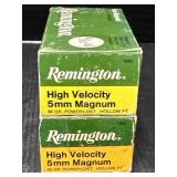 2 Remington 5mm High Velocity Magnum
