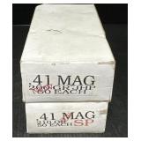 2 .41 Mag 200 Gr JHP and .41 Mag 210 Gr SP ammo