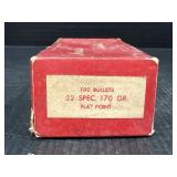 Hornady Bullets 32 spec 170 Gr Flat Point