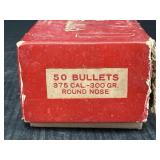 Hornady Bullets 375 Cal. 300 Gr Round Nose