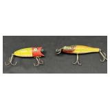 2 Heddon Baby Lucky 13 Fishing Lures