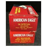 2 American Eagle 38 Special FMJ