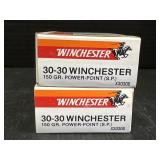 2 Winchester 30-30 Winchester ammo