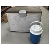 Ted Williams cooler and Rubbermaid jug