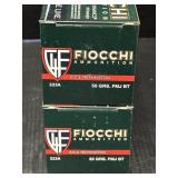 2 Fiocchi 223 Remington Ammunition
