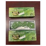 2 Frost Cutlery Bullfrog Tactical Folding Knife
