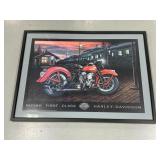 Harley-Davidson Riding First Class Framed Print