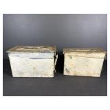 2 White Ammo Crates