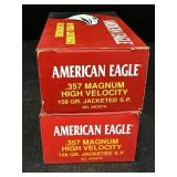 2 American Eagle .357 Magnum ammo