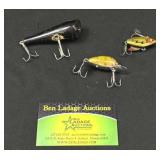 3 Vintage Fishing Lures Creek Chub & Others