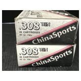 2 China Sports .308 win ammunition