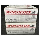 2 Winchester 40 S&W FMJ