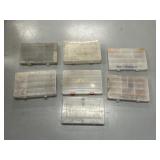 7 Empty Tackle Boxes