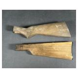 2 Wooden Stocks