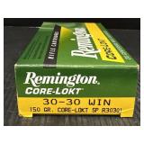 Remington Core Lokt 30-30 Win ammunition
