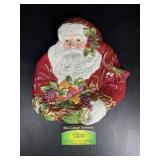Fitz and Floyd Santa platter