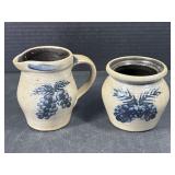 Stoneware Sugar creamer