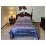 Full Size Wood Poster Bed Frame