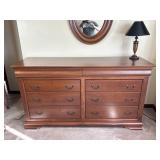 Solid Wood 6 Drawer Dresser