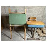 School Desk and Easel