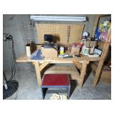 Work Bench and contents